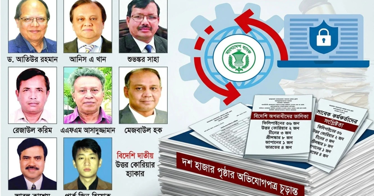 রিজার্ভ চুরি মামলায় আতিউর রহমানসহ ৬৪ ব্যক্তি-প্রতিষ্ঠানের বিরুদ্ধে চার্জশিটের খসড়া