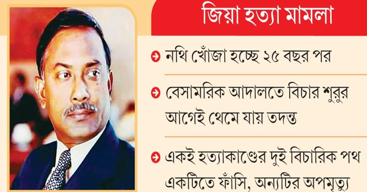 ৪৫ বছর পরও জিয়া হত্যা মামলার রহস্য: ১৭৩ দফা সময় নিয়েও অভিযোগপত্র দিতে পারেনি সিআইডি