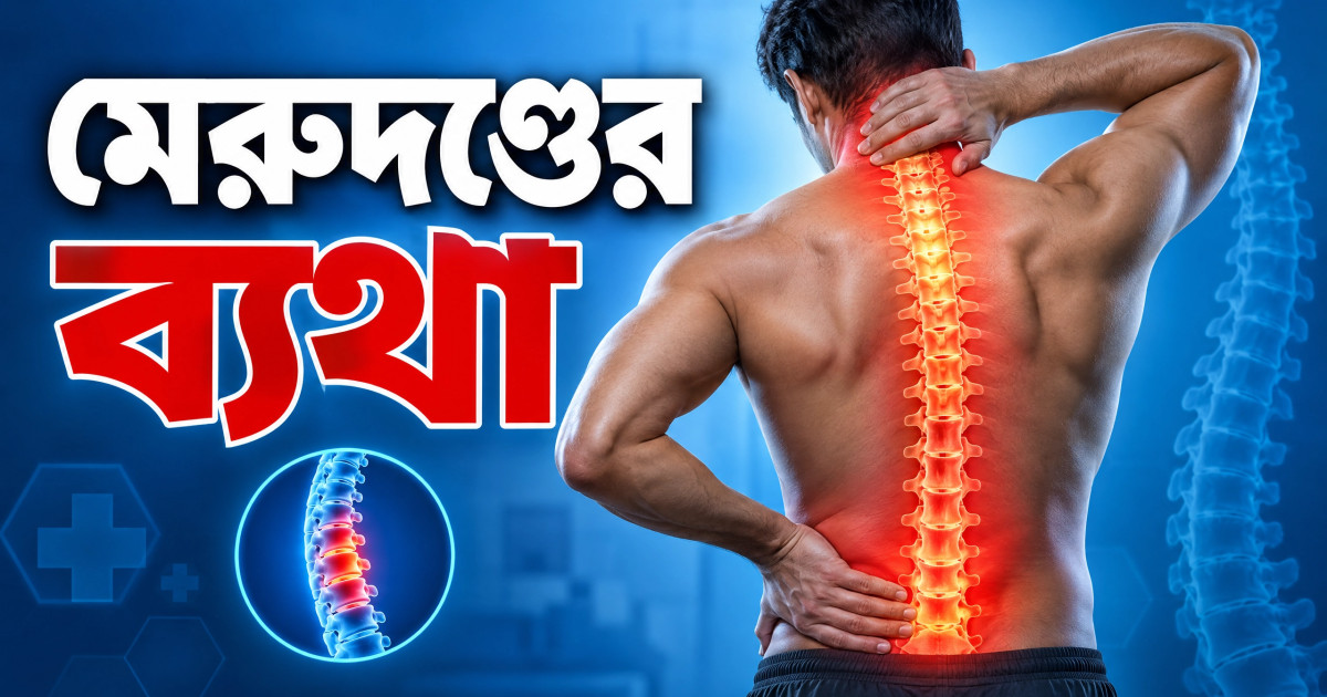 মেরুদণ্ডের ব্যথায় ব্যাহত দৈনন্দিন জীবন, সচেতনতা ও সঠিক অভ্যাস জরুরি